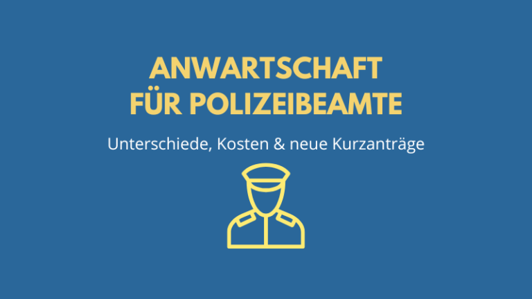 Ratgeber zur Anwartschaft für Polizeibeamte